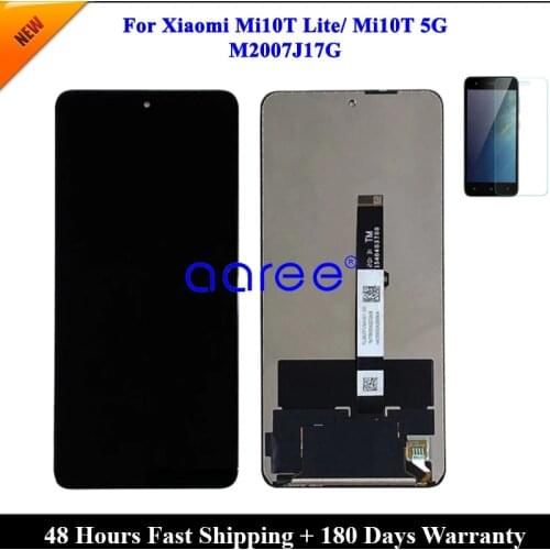 6.67' LCD Display Original For Xiaomi Mi10T Lite LCD For Xiaomi Mi 10T Lite 5G LCD Display LCD Screen Touch Digitizer Assembly
