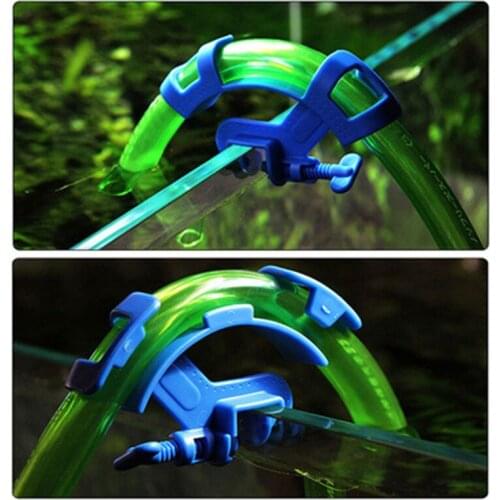 Aquarium Filtration Holder Water Pipe Filter for Mount Tube Fish Tank Firmly Hold Hose Water Pipe Fixing Clamp Aquarium Tool new