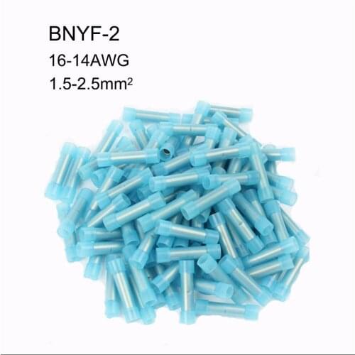BNYF-2 blue Intermediate joint nylon sheath insulated connector intermediate connecting pipe waterproof wire connectors