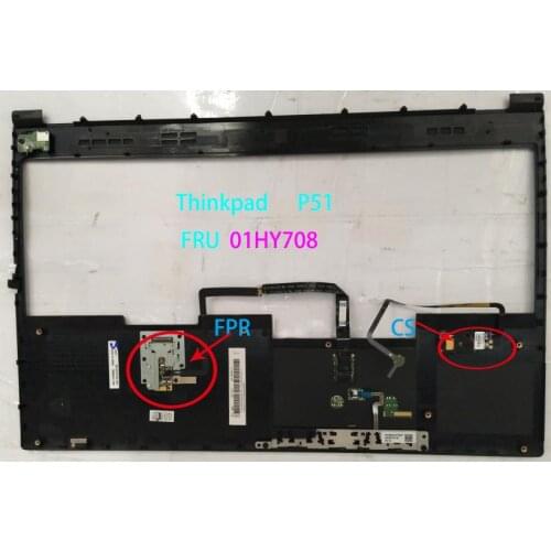 For Lenovo Thinkpad P51 KB bezel/palm rest FRU 01HY707 01HY708