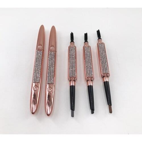 Hot Sale 1Pcs Eyebrow Pencil Rotatable Eyebrow Enhancer Long Lasting Makeup Pencil Eye Waterproof Eyebrow Brush Makeup Tool