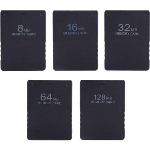 Black 8MB/16MB/32MB/64MB/128MB Memory Card Game Save Saver Data Stick Module for Sony PS2 PS for Playstation 2