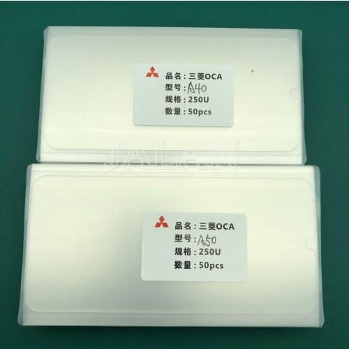 250um OCA adhesive For samsung galaxy A40/A50/A70 2019 lcd display touch screen glass repair For Mitsubishi oca film laminating