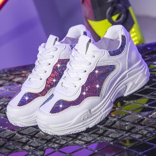 Autumn Platform Sneakers Sports Shoes Breathable Casual Shoes Woman 2020 Fashion Height Increasing Ladies Shoes Zapatillas Mujer