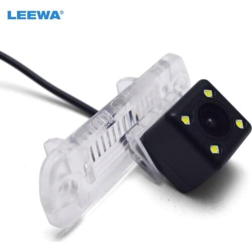 LEEWA HD Car Rear View Camera With LED For Benz C-Class W203 E-Class W211 CLS-Class W219 Backup Camera #CA3839