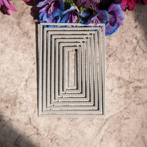 Metal square frame cutting dies stencils for DIY Scrapbooking photo album Decorative Embossing DIY Paper Cards