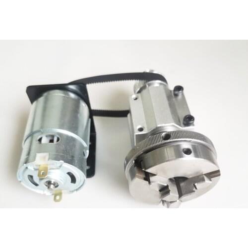 Mini lathe woodworking beads machine spindle DIY lathe / bead machine 65 Three-jaw chuck spindle assembly