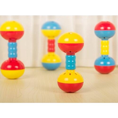 Baby-bed Mobile Bed Bell Develop Intelligence Plastic Hand Bell Baby Rattle Mobiles Educational Toys Baby Newborn Toy Rattle