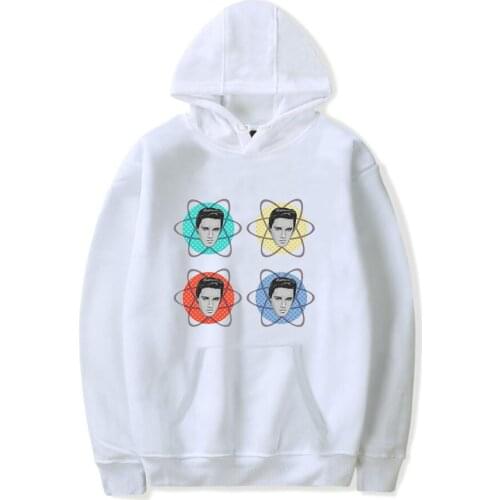 Fashion Elvis Presley Hoodies Men/women Cotton Harajuku Streetwear Cotton Harajuku Elvis Presley Mens white Hoodies Sweatshirts