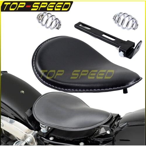 Motorcycle Solo Seat Mount Kit Driver Seat For Harley Honda Yamaha Kawasaki Suzuki Sportster Bobber Chopper Custom application
