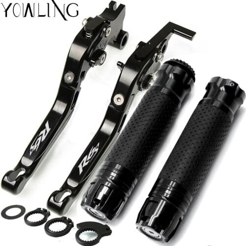 Motorcycle Accessories CNC Brake Clutch Levers Handlebar grip Handle Hand Grips For YAMAHA R6S CANADA VERSION 2007 2008 2009