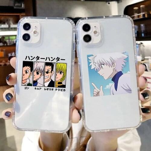 Soft Clear Shockproof Phone Cases for IPhone 12 11 Pro Max X XS XR 6 7 8 7 Plus SE20 Hunter X Hunter Killua Zoldyck Anime Cover