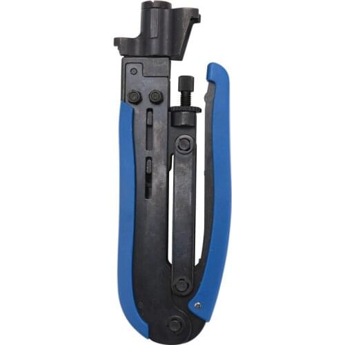 Coaxial Cable Crimper Compression Tool Wire Crimper Plier Tool for RG59 RG6 RG11 Cable F Coaxial Connectors Cable