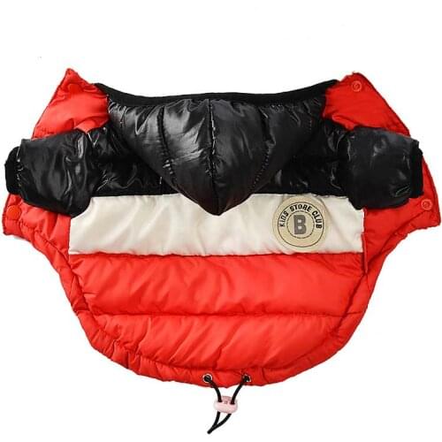 Autumn Winter Pet Clothes For Dogs Waterproof Hooded Dog Coat Jacket Warm Puppy Pet Clothing Chihuahua French Bulldog Clothes