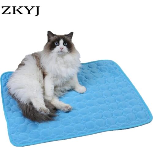 Dog Cooling Mat Pet Ice Pad Teddy Mattress Pet Cool Mat Bed Cat Cushion Summer Keep Cool Pet Cooling Dog Mat For Dogs product