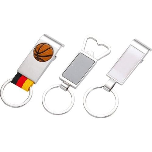 Bottle opener, keychain, personality and creativity, new multifunctional metal car keychain