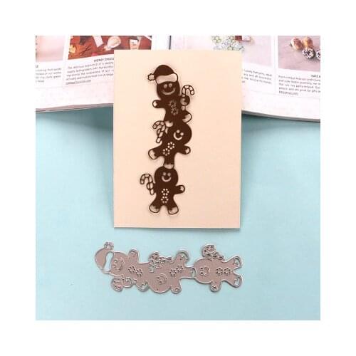 DF Gingerbread Man Cutting Dies for DIY Scrapbooking/photo album Decorative Embossing DIY Paper Cards