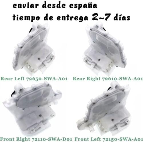 Front Rear Left Right Door Lock Actuator For Honda CR-V CRV 2007-2011 72150-SWA-A01 72110-SWA-D01 72650-SWA-A01 72610-SWA-A01