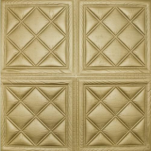 Bellagente Leatherwall Self-Adhesive Cushion Panel Wall Panel 60x60 cm 8,5mm