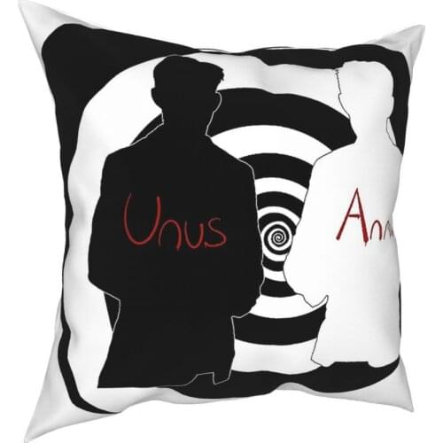 Unus Annus Spiral Square Pillow Case Polyester Cushions for Sofa Memento Mori Ethan Markiplier Mark Customized Pillowcase