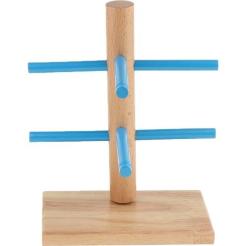 Retro Wood Sunglasses Eye Glasses Show Rack Display Stand Holder Organizer