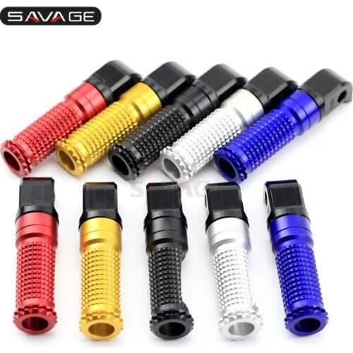 Rear Foot Pegs Footrest For YAMAHA MT07 MT09 Tracer 700 900 GT XSR FZ8 FZ 07 09 FZ10 FZ6 FZ1 Motorcycle Passenger Footpegs Pedal