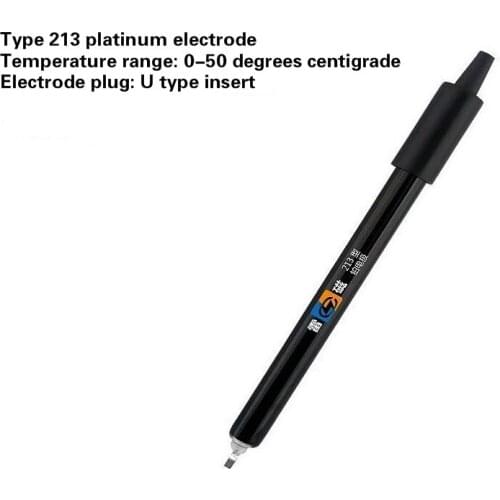 Shanghai Leici type 213 platinum electrode sensor probe, U insert