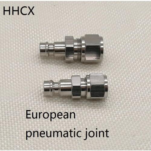 10PCS/LOT MINI European pneumatic quick connect Male joint Pure copper pneumatic joint for PU 8*5mm 10*6.5mm