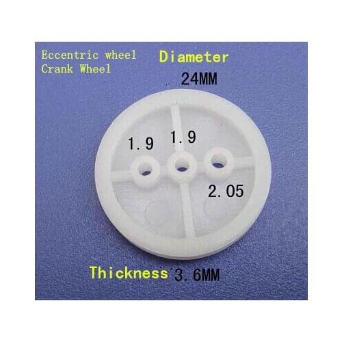 100PCS 3-hole miniature U-pulley eccentric crank pulley wheel plastic plastic gear wheel gear wheel free shipping