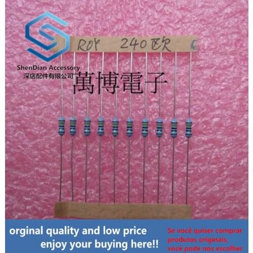 30pcs only orginal new HF resistance HANIL resistance Korea 1/4W 0.25W 240 Euro 240R can pay