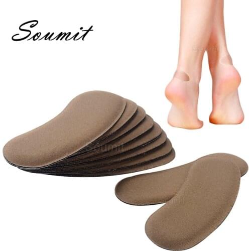 5 Pairs Sponge Invisible Back Heel Pads for High Heels Shoes Grip Adhesive Liner Foot Care Cushion Insert Shoe Pads Insoles