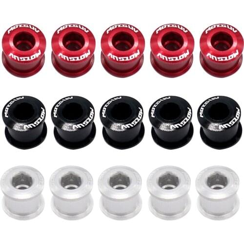 5PCS Bike Chainring Bolts For Single (4.9mm) /Double /Triple (6.4mm) Speed Chain Ring Screws Optional Length Road MTB DIY