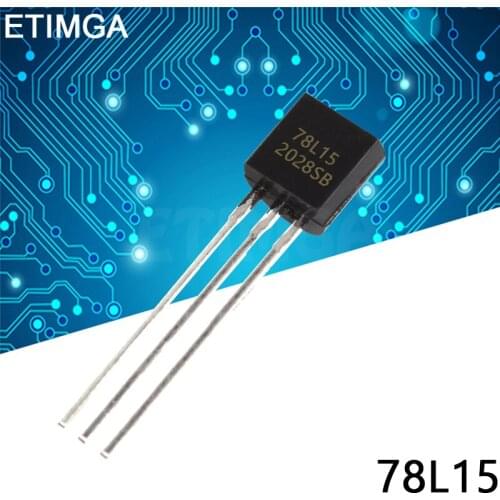 50PCS/LOT 78L15 TO92 7815 Positive-Voltage Regulators new and original IC