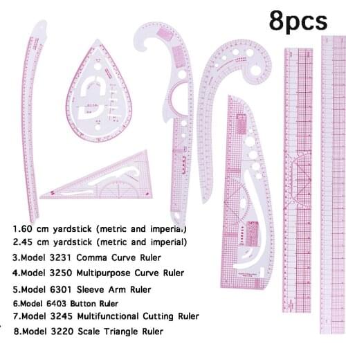 Sewing Accessory Material Accessories Rule Tailors Pattern Patchwork Fabrics Cutters Kit Haberdashery Multifunction Tool Scale