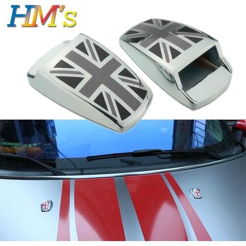 Car Accessories Wiper Water Spray Nozzle Cover For MINI Cooper S One Countryman Clubman R50 R53 R55 R56 R60 R61 F54 F55 F56 F60