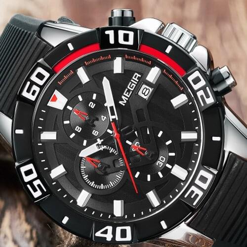 MEGIR Watch Top Brand Luxury Fashion Analog Quartz Sport Men Watches Mens Waterproof Business Date Wrist Watch Relogio Masculino