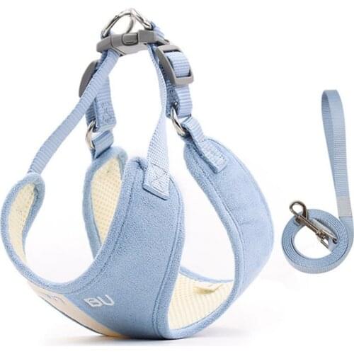 Pet Breathable Dog Traction Rope Puppy Cat Collar Training Collar Harness Adjustable Dogs Leads Chest Straps Dog Vest Newest