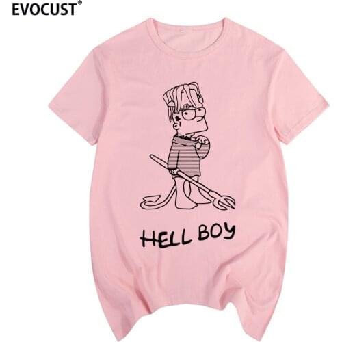 Lil peep Music Man Summer Graphic Tees Singer Summer print T-shirt Cotton Men T shirt New women TEE Funny Fashion