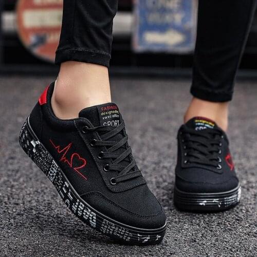 Summer Canvas Sports Sneakers Lady Ladies Sport Shoes Sneakers Men Running Shoes for Women Black Jogging Femme Sneackers A-665