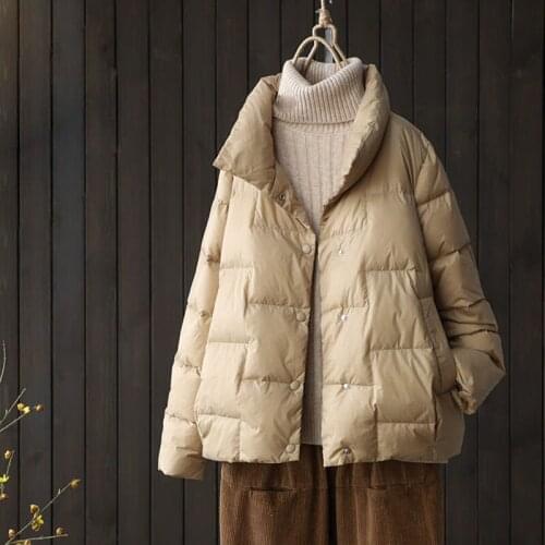 Женские пуховики-пальто Lucyever China At AliExpress