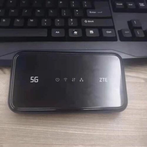 New ZTE MU5001U 5g router with SIM card router Sub6 5G Wifi 6 Qualcomm SDX55 LTE router dual-band Gigabit speed（No Battery