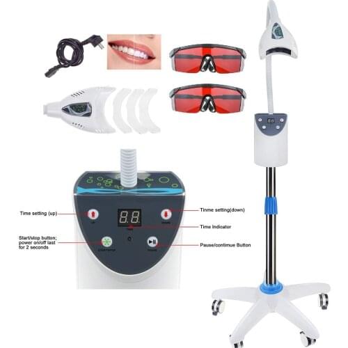 Mobile Dental Teeth Whitening Machine Tooth Bleaching Lamp LED Light Accelerator