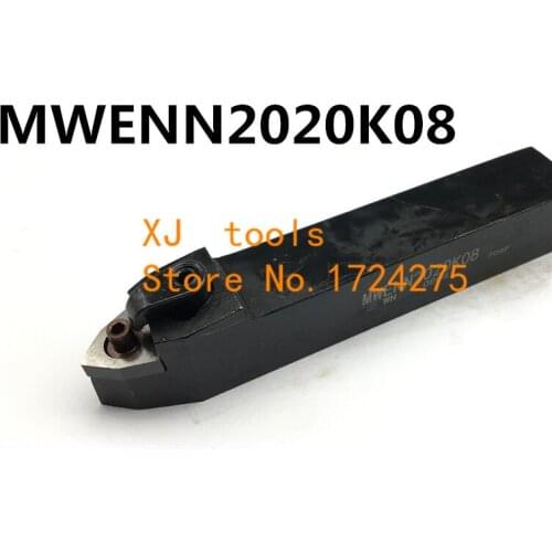 MWENN2020K08 Turning Tool Holder,CNC tool holder, External turning tools,M Clapming Type Lathe cutting tool for WNMG0804 Insert