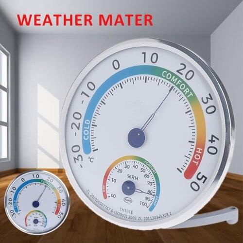 Wall Mounted Temperature Humidity Meter Mini Bell-shaped Analog Thermometer Hygrometer Temperature Humidity Tester Measure Tools