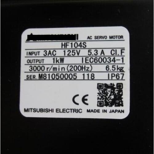 NEW AC Servo Motor HF104S Spot