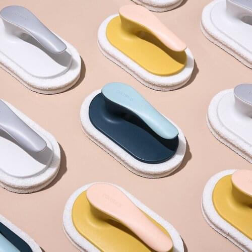Pans Cleaner Scoop and Cleaning Brush Sponges for Washing Dishes Car Bath Brushes Glass Rinser Kitchen Tools Bathroom Supplies