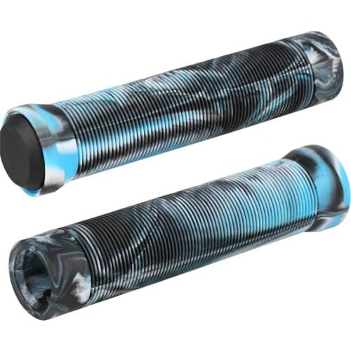 Bicycle Handlebar Grips BMX Bicycle Grips 2PCS Grips for pro scooter blue &black