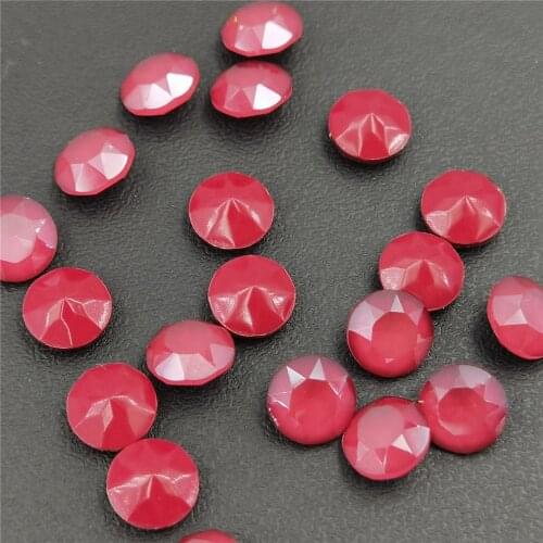 Light Siam MK Nail Art Crystals Strass point Back Stones Rhinestones Applique Color Stone for Craft diy Dress Gymnastic Decorati