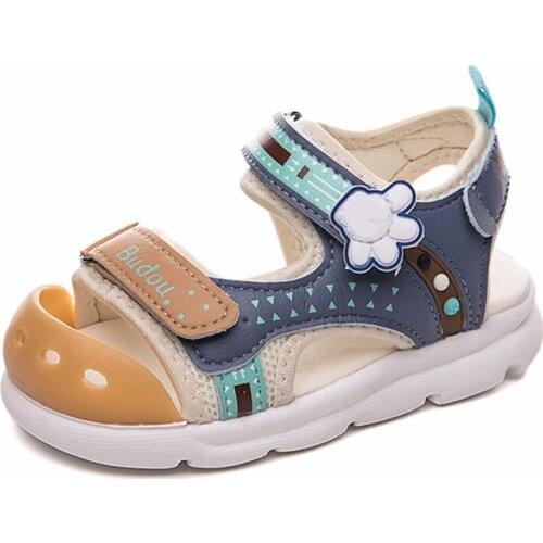 2020 Summer New Cartoon Toddler Infant Beach Shoes Girls Non-slip Breathable Princess Sandals Boys Soft Casual Shoes Size 21-30