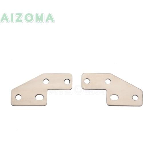 2x Sliver Motorcycle Rear Fender Grab Bar Eliminator Brackets For Harley Wide Rear Fender Model